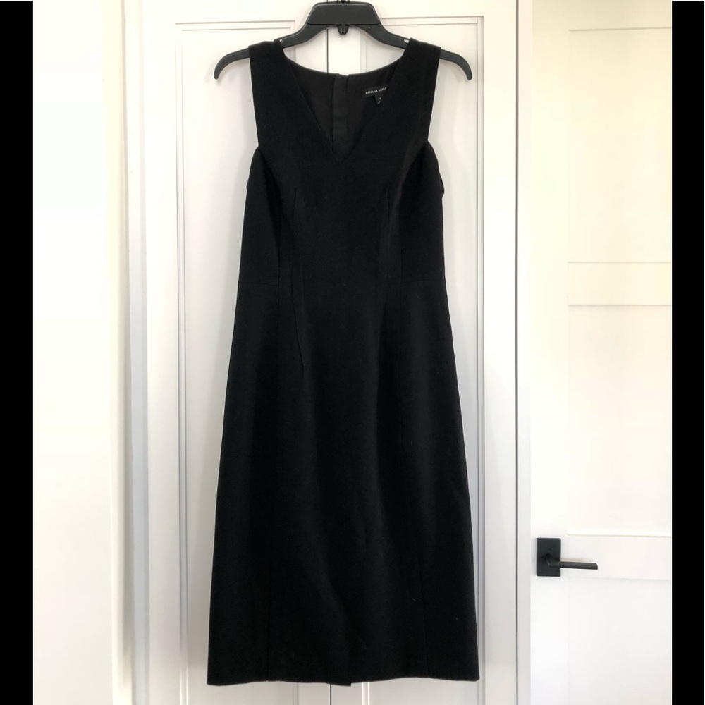 Banana Republic Sheath Black Business Dress